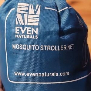 Even Naturals Blue Mosquito Stroller Net